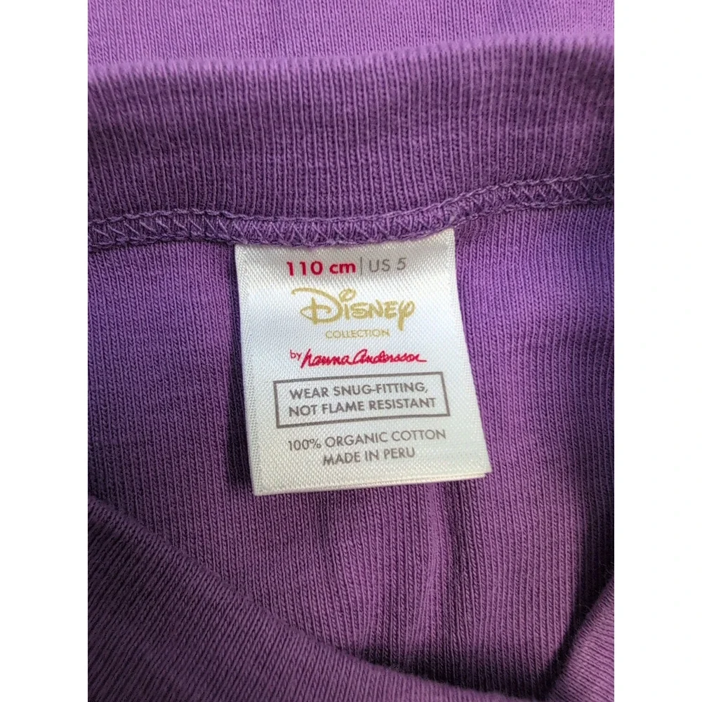 5 Hanna Andersson/Disney Tangled Rapunzel Short John Pajamas